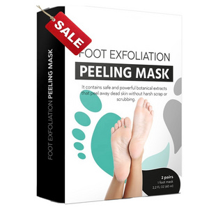 Organic Peeling Away Calluses and Dead Skin cells Exfoliating Foot Peel Mask