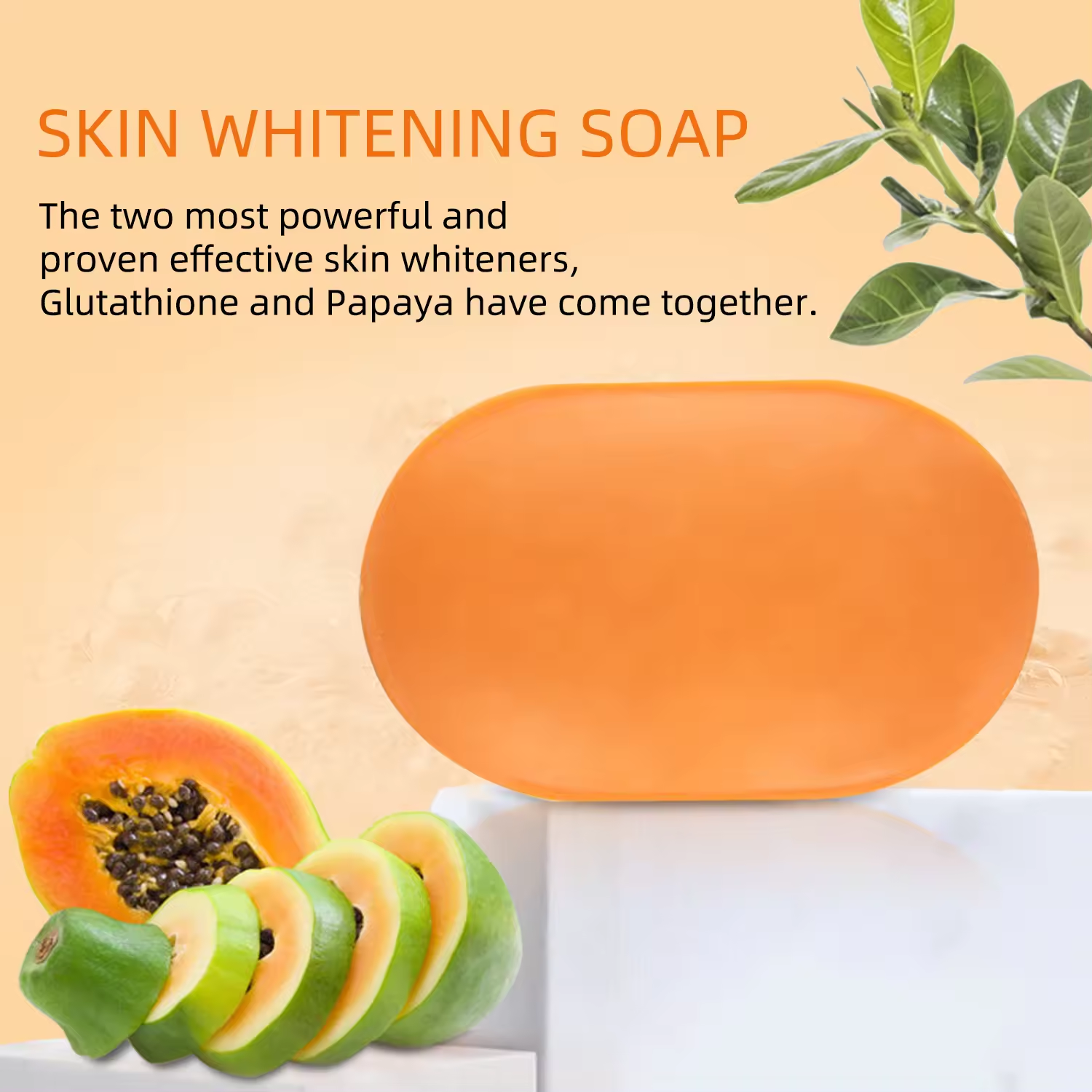 Hot Sale Papaya Soap Skin Lightening With Kojic Acid Private Label Natural Organic Glutathione Papaya Soap