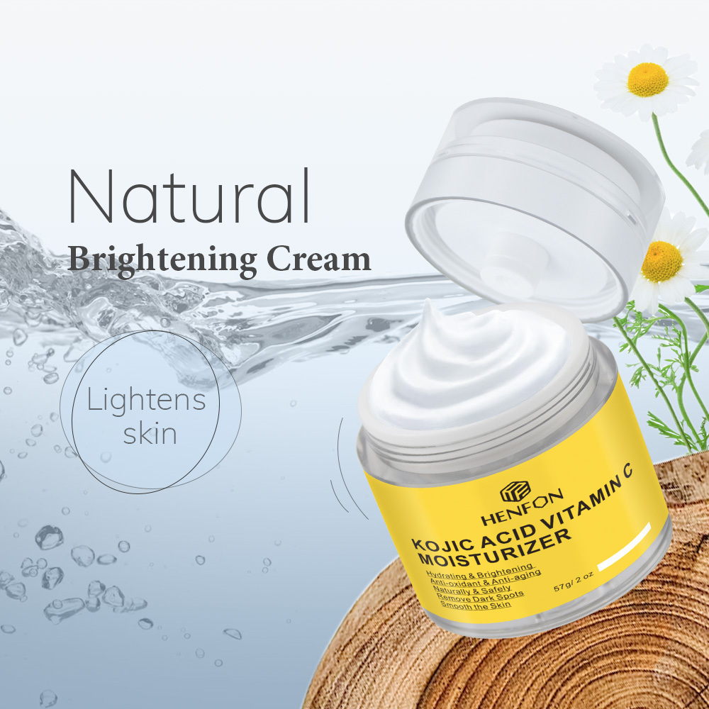 Private Label Arbutin Kojic Acid Cream Alpha Arbutin Bearberry Skin Lightening Whitening Antiaging Organic Kojic Acid Face Cream