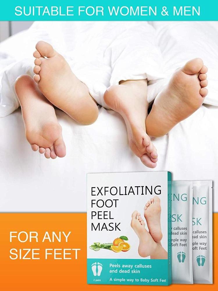 Private Label Improved Formula Baby Soft Feet Exfoliating Foot Peel Mask