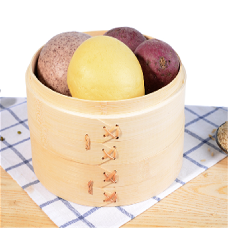 10 Inch Wholesale Eco-Friendly Home Usage Handmade Bamboo Steamer Basket