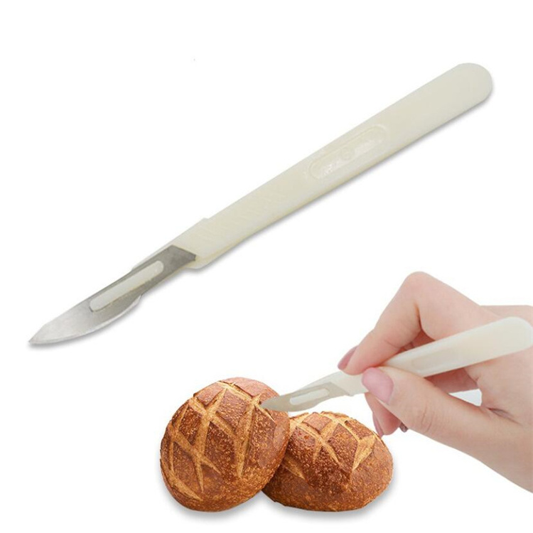 Bread Lame With Dough Scrapper Bakers Slashing Tool Cutter Breads Knife Slicer Scoring Blades and Cover Baking Pastry Tools