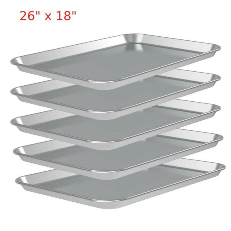 Full Sheet Pans Size Pan Perforated Baking Aluminum Extend Bakeware Tray Cookie Bake Sheets Cookies 9X13 304 4mm Pie Tin 12 Inch