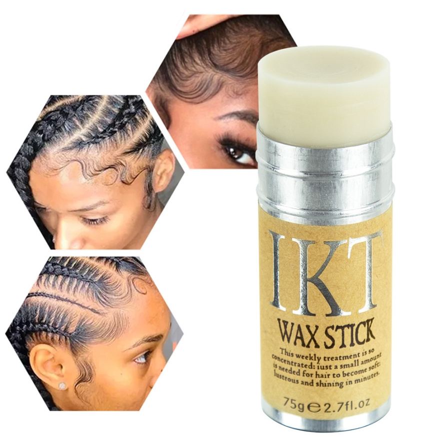 wax stick para el cabello Professional Manufacturer Wholesale Hair Wax private label IKT Hair Wax Stick for Braids Locks Weaves