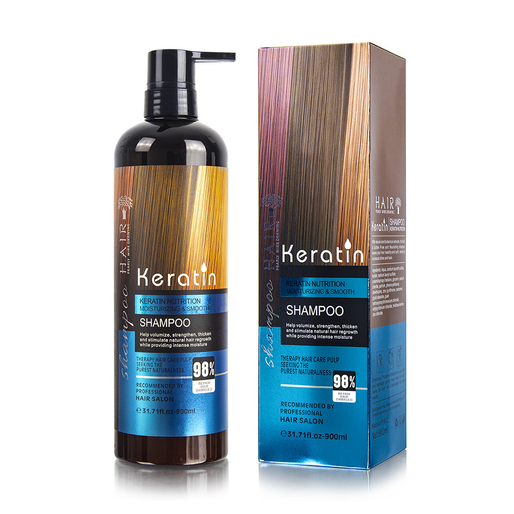 Keratin hair products China OEM brands manufacturer OEM best treatment keratin hair shampoo and conditioner