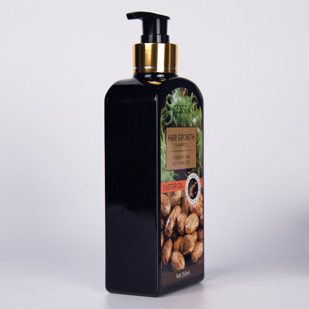 350ml castor oil long hair growth shampoo