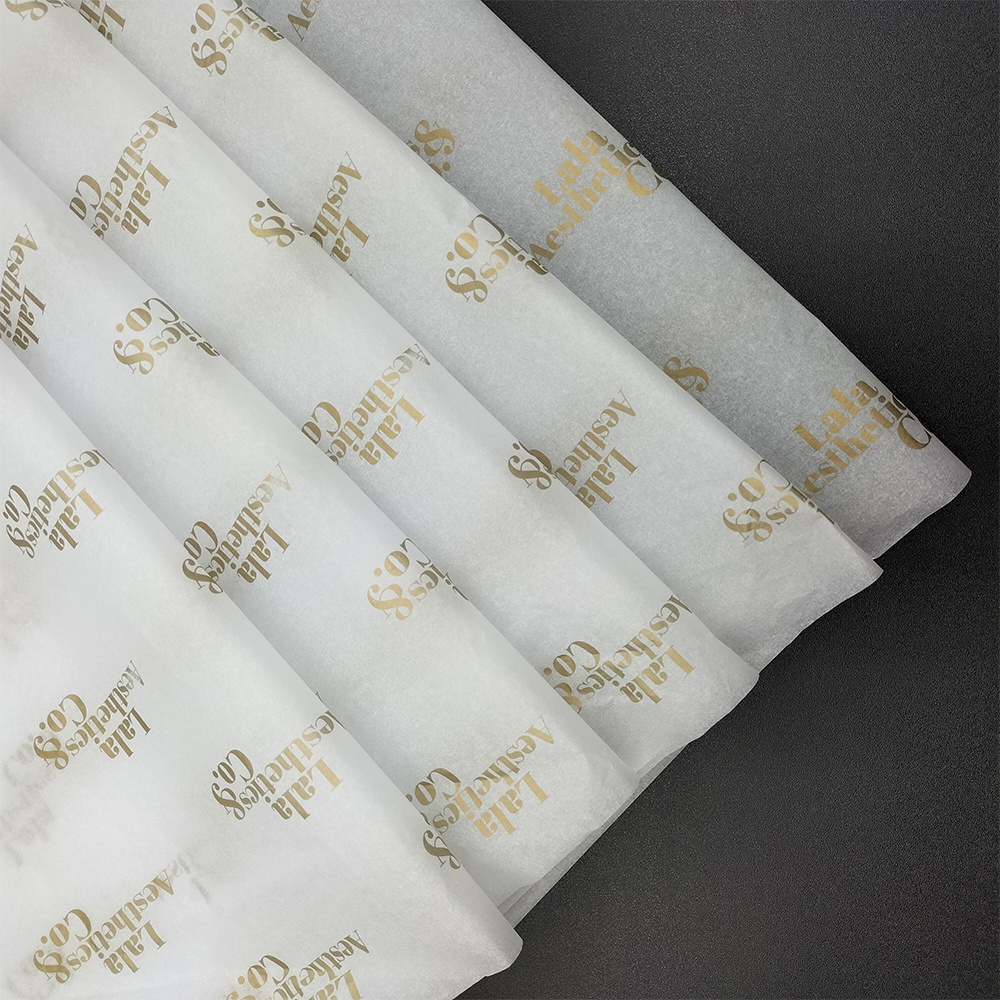 Fashionable custom printed logo gift tissue wrapping paper for clothing packaging shoes clothes wrapping tissue paper