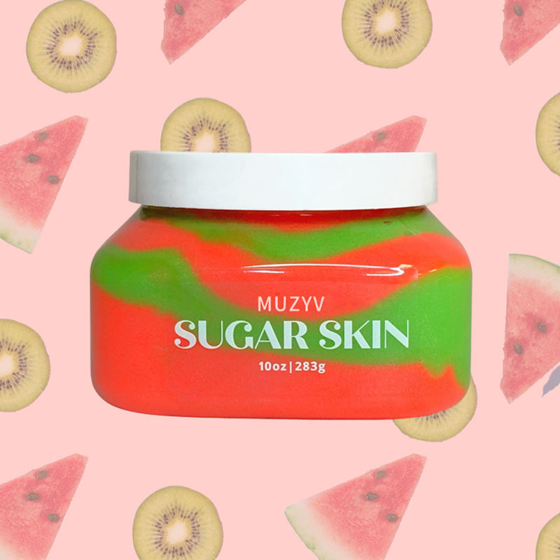 Private label bulk sugar scrub foot hand exfoliating brightening colorful rainbow sugar body scrub