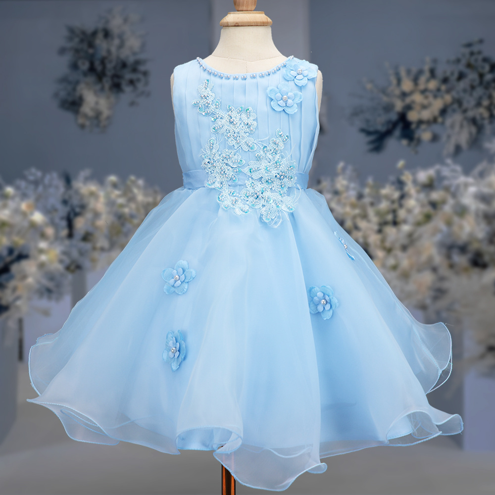 Dress For Girls Wedding Tulle Lace Long Girl Dress Elegant Princess Party Pageant Formal Gown Dress For girl