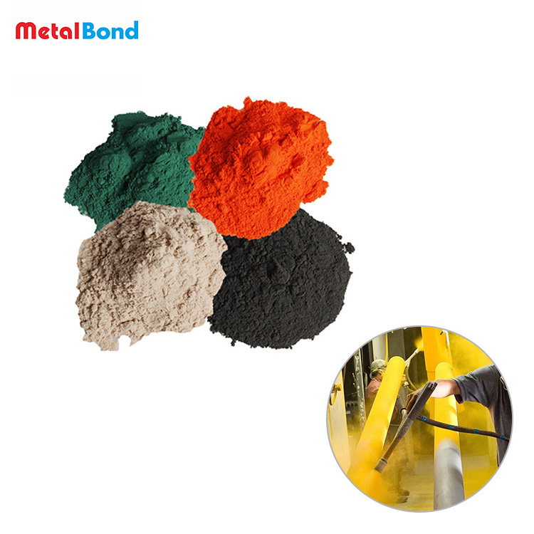 Outdoor Electrostatic Green Color Spraying Powders Metal Powder Coating