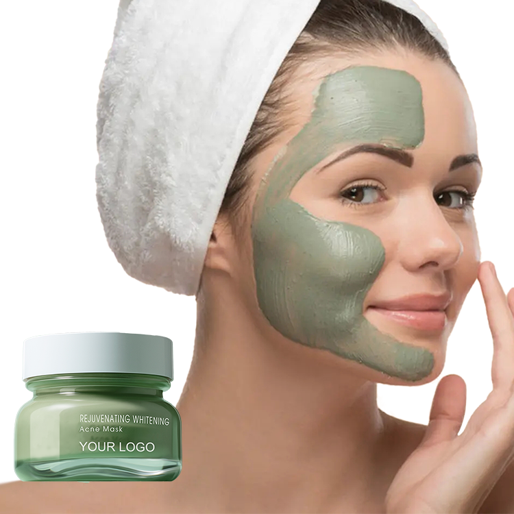 Customize Logo adsorbs oil and dirt improves skin dullness mud mask for skin skin care products clay mask facial mask mud