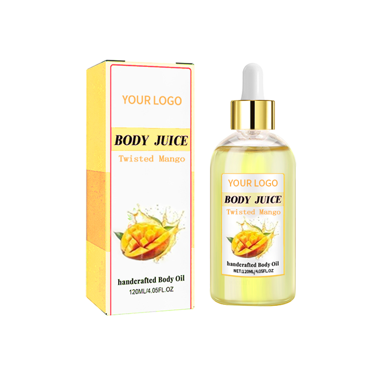 Tiktok Hot Selling Mild formula Whole body usable mango essential oil scented body oil scented body oil strawberry shortcake