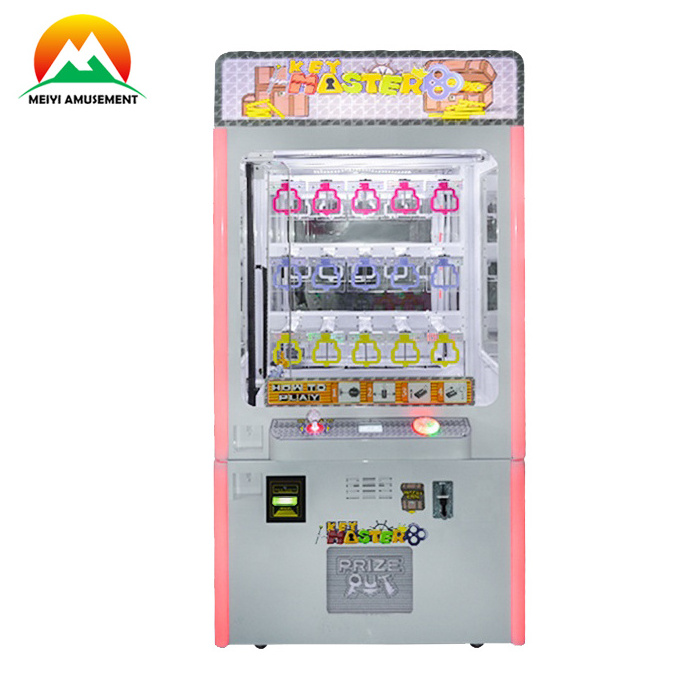 Wholesale  coin operated games golden key master plush gift vending machines claw machine