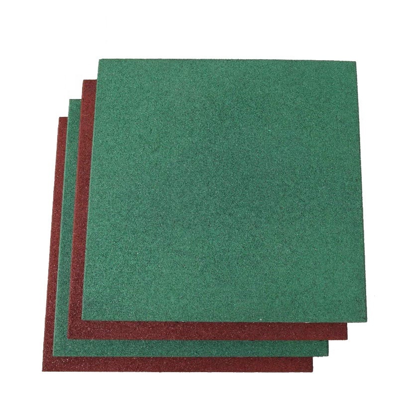 High Quality Non-toxic 50*50cm Sports Rubber Puzzle Mats Garden Floor Tiles Outdoor Playground Rubber Flooring