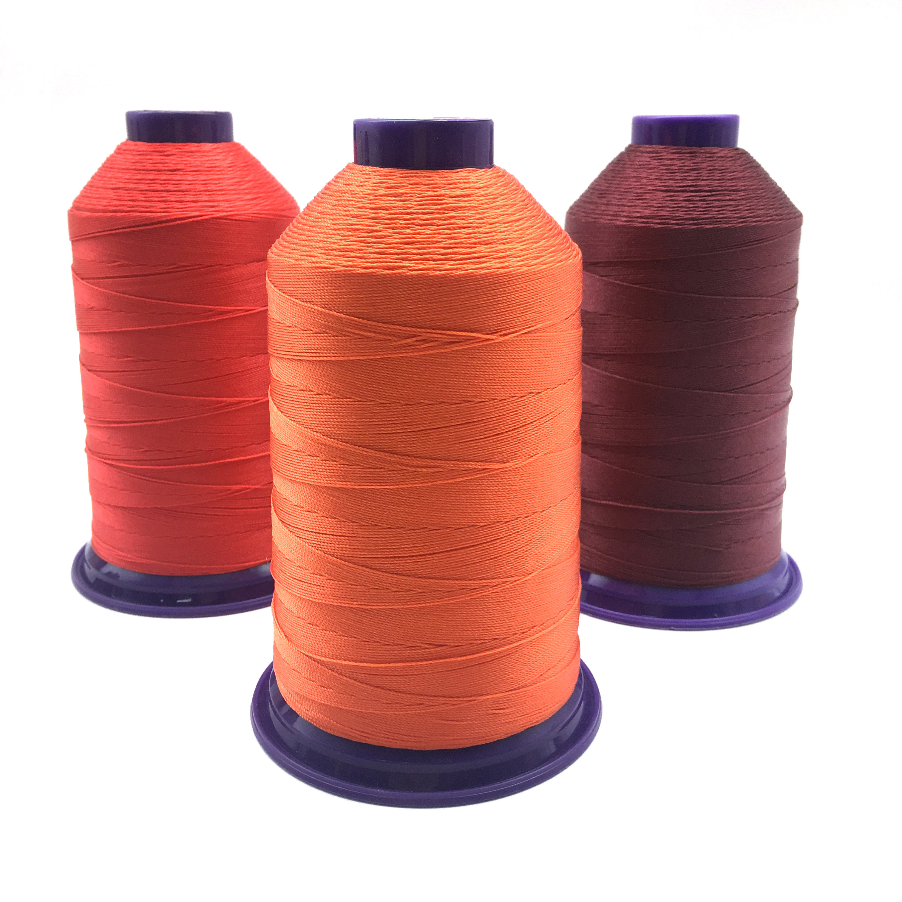 nylon 6 210/3 sewing thread 100% nylon bonded thread high strength for car cushion ,sofa ,shoes