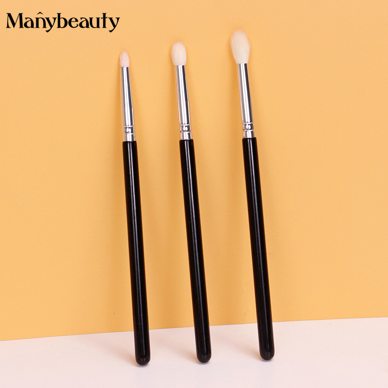 9pcs Eye Makeup Brushes Set Professional Premium Goat Eye Shadow Blending Smoky Shader Concealer Black Eyeshadow Brush Set