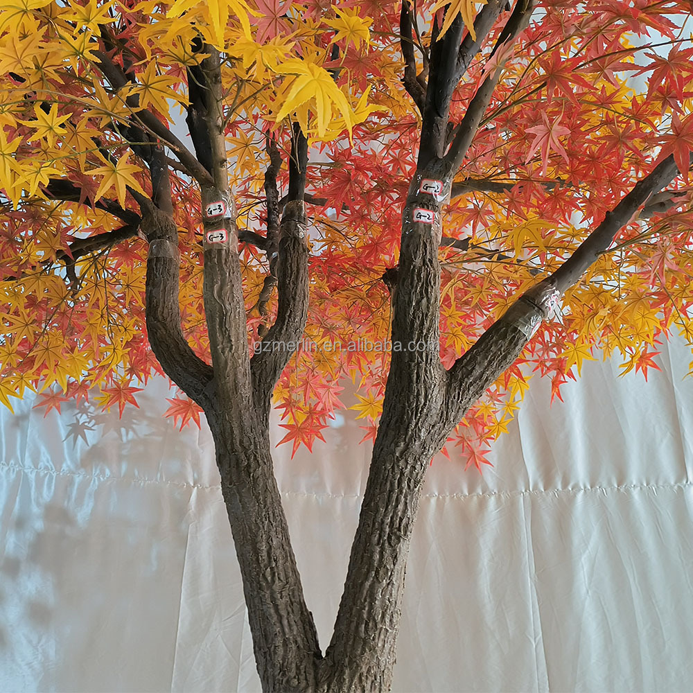 Tall Canada Artificial Maple Tree Decorative Artificial outlook Big Trees Man-made Fiberglass Customized Tree For Wedding Decor