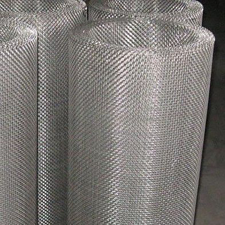 High Quality SS304 316 Stainless Steel 3-500 Mesh Square Metal Dutch Weave Mining Sieving Screen Filter Wire Mesh for Polymer Ex