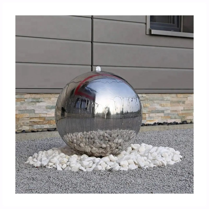 High Quality 304 316 430 Outdoor Garden Modern Mirror Polishing Metal Sphere Stainless Steel Ball