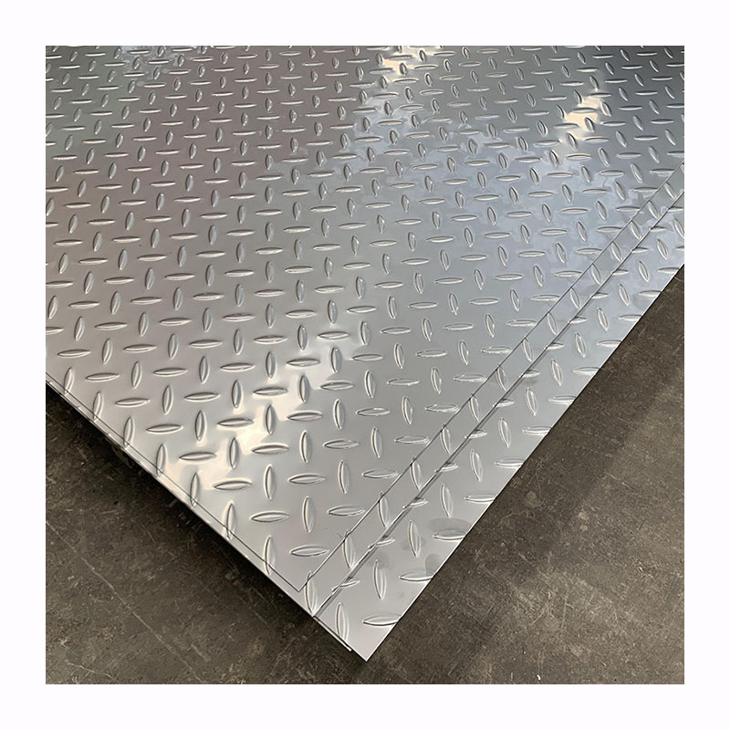 1MM 2MM 3MM 4MM 4.5MM 5MM 12MM Thick Checkered  201 304 316 Stainless Steel Plate For Floor