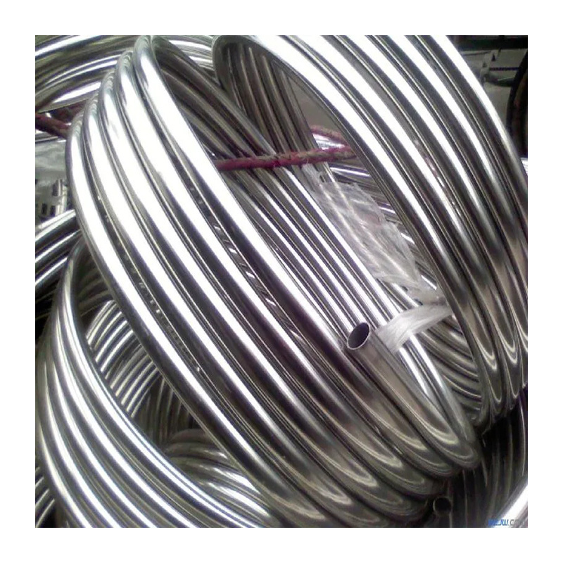 Seamless stainless Steel pipe coil Coiled heat exchanger Tube SUS304 304L 316L capillary tube coil