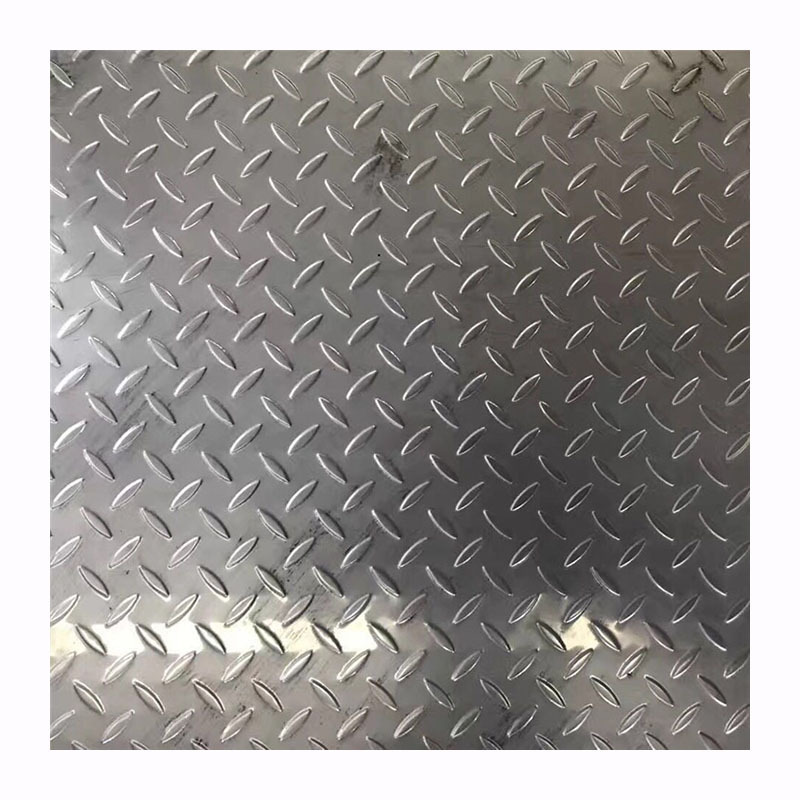 1MM 2MM 3MM 4MM 4.5MM 5MM 12MM Thick Checkered  201 304 316 Stainless Steel Plate For Floor