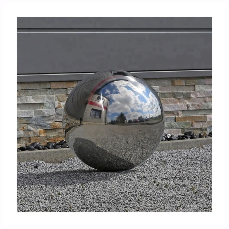 High Quality 304 316 430 Outdoor Garden Modern Mirror Polishing Metal Sphere Stainless Steel Ball