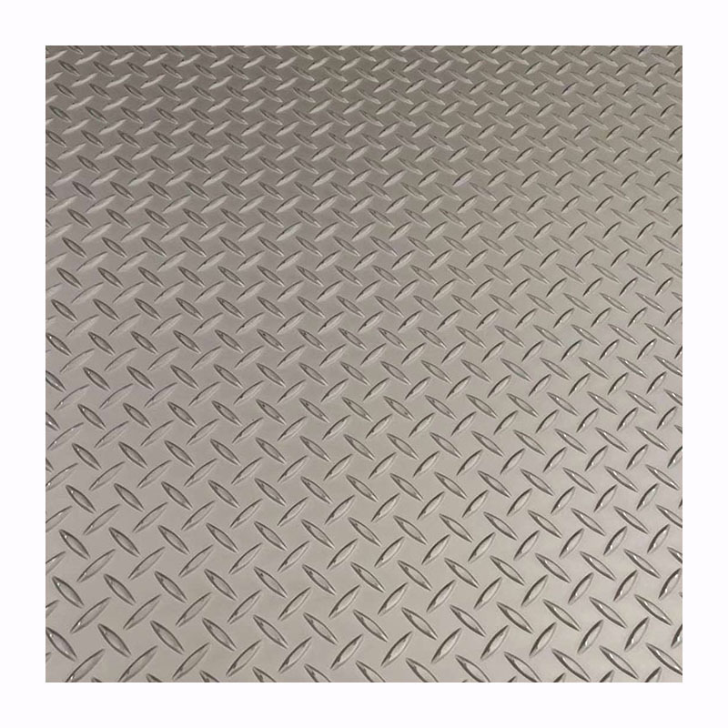 1MM 2MM 3MM 4MM 4.5MM 5MM 12MM Thick Checkered  201 304 316 Stainless Steel Plate For Floor