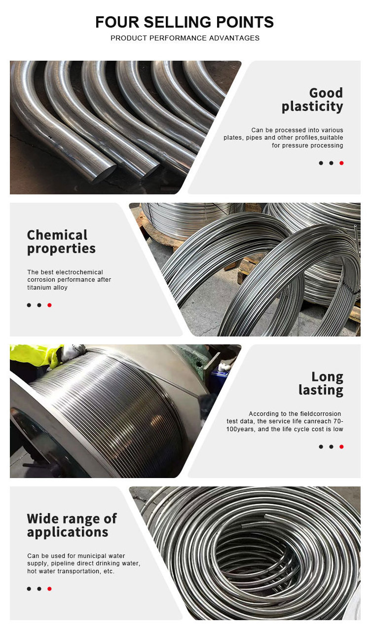 Seamless stainless Steel pipe coil Coiled heat exchanger Tube SUS304 304L 316L capillary tube coil