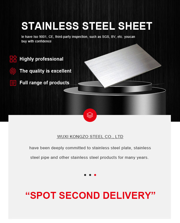 AISI JIS 201 202 304 304l 309s 310s 316l 416 420 430 904l inox SS sheet stainless steel price per kg