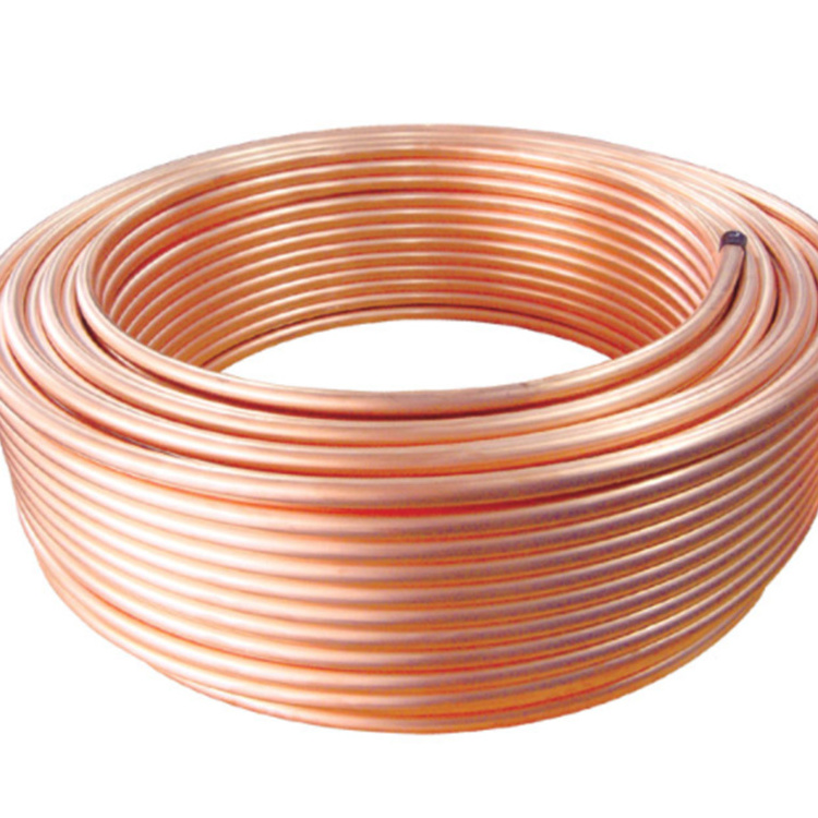 Flexible Copper Tube Air Conditioner 10mm 7mm Outside Copper Tube Pipe