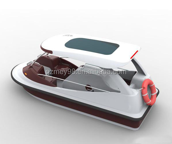 factory hot sale four-seat fiberglass pedal boat (M-076) Adult pedal boat