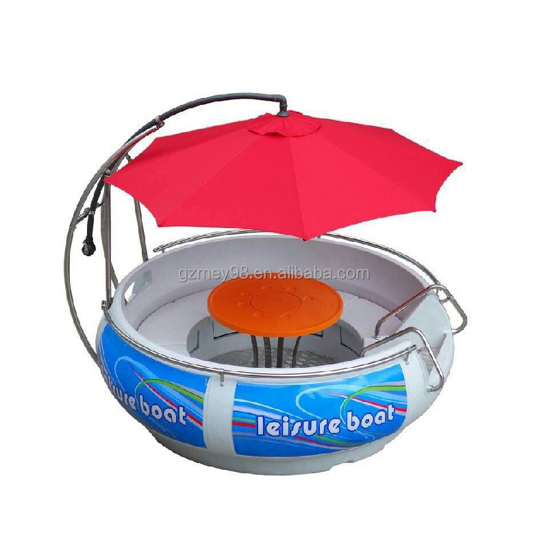 Gather yacht Mini electric BBQ donut boat ,water play equipment BBQ mini electric boat BBQ boat(M-029)