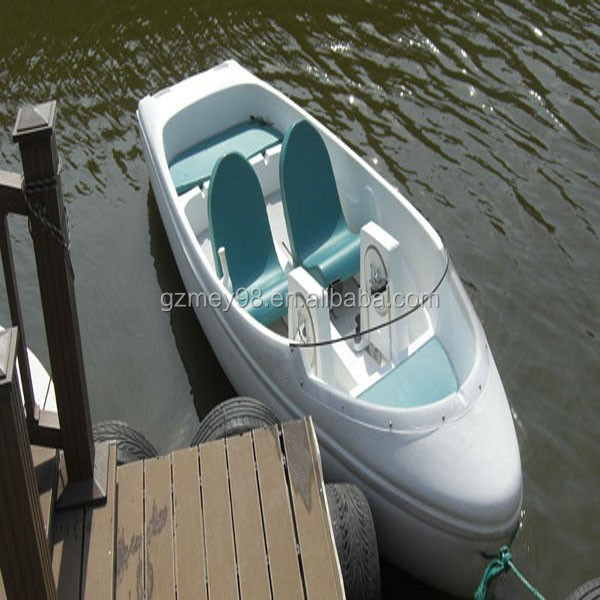 Factory Hot sale 2 person polyethylene boat for sale(M-018) PPR pedal boat