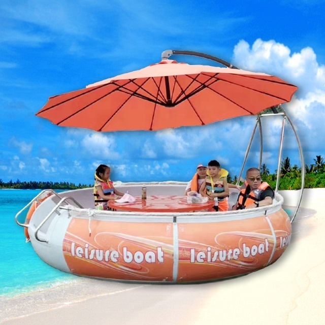 Hot sale mini electric sea jet boat/lake bass boat (M-029) BBQ boat for water park entertainment