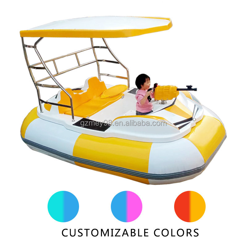 Electric Bumper Boat For Adult China Supplier Water Park Pedal Inflatable Adult And Kid For Pool Water Bumper Boat