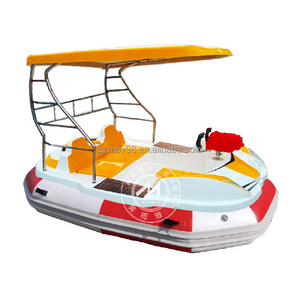 Electric Bumper Boat For Adult China Supplier Water Park Pedal Inflatable Adult And Kid For Pool Water Bumper Boat