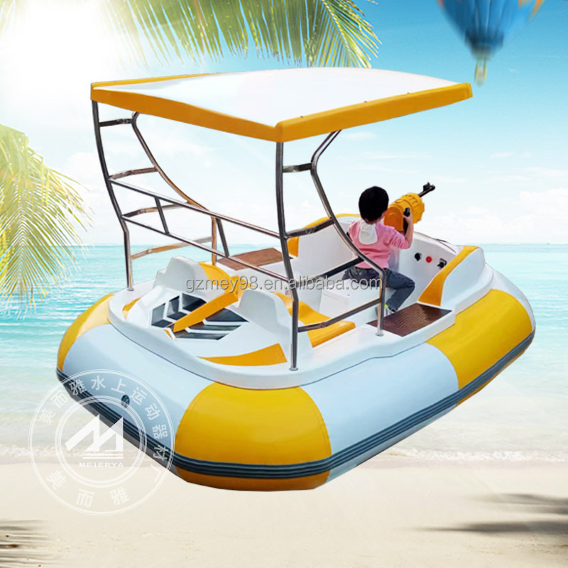 Electric Bumper Boat For Adult China Supplier Water Park Pedal Inflatable Adult And Kid For Pool Water Bumper Boat