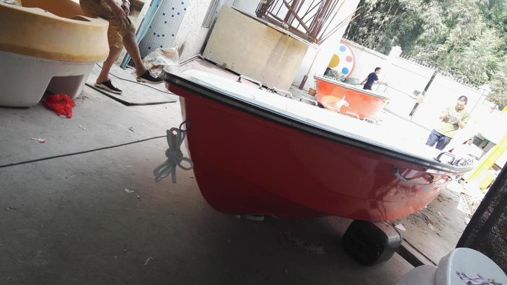 Meierya 6.52m Red electric fiberglass assault boat M-006 Factory Price Fishing boat speedboat for sale