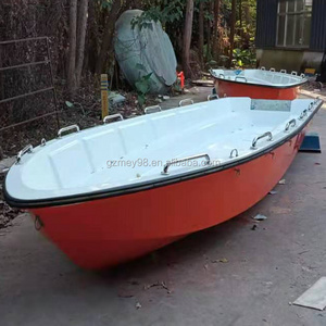 Meierya 6.52m Red electric fiberglass assault boat M-006 Factory Price Fishing boat speedboat for sale