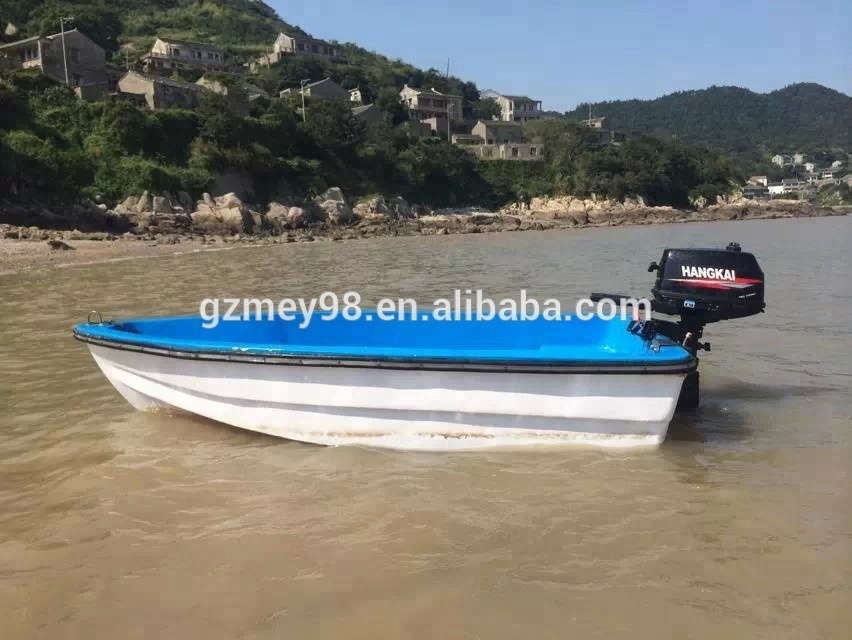 2.7m 2 -3 Person Motor Rowing Fiberglass boat M-009 Factory Price with High Quality fishing boat