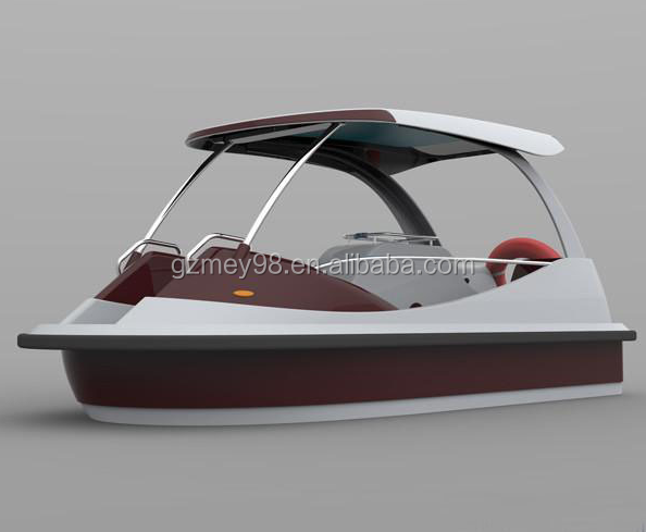 factory hot sale four-seat fiberglass pedal boat (M-076) Adult pedal boat