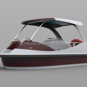 factory hot sale four-seat fiberglass pedal boat (M-076) Adult pedal boat