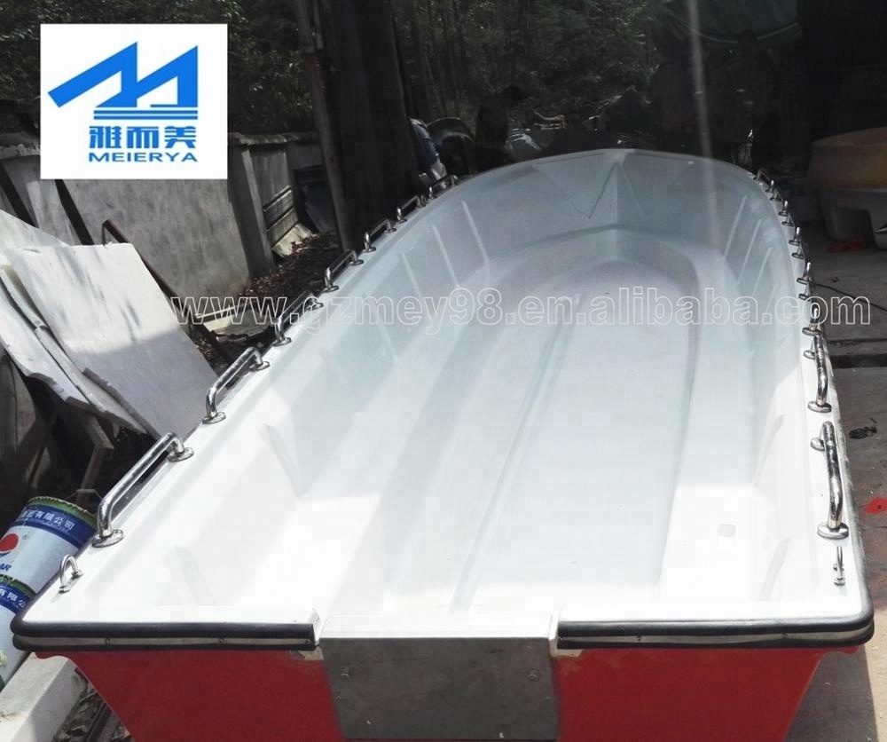 Meierya 6.52m Red electric fiberglass assault boat M-006 Factory Price Fishing boat speedboat for sale