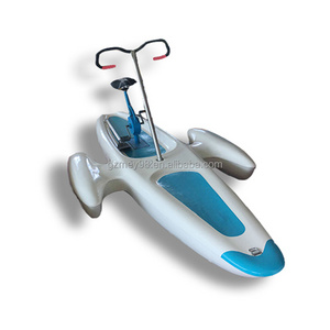 water pedal bike boat Stainless steel swimming pool rider exercise Aqua cycle water bike for sale pedal boat