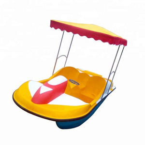 Guangzhou factory hot sell fiberglass pedal boat two person water bike (M-014)bumper boat for couples