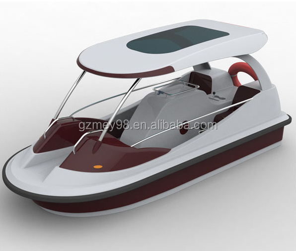 factory hot sale four-seat fiberglass pedal boat (M-076) Adult pedal boat