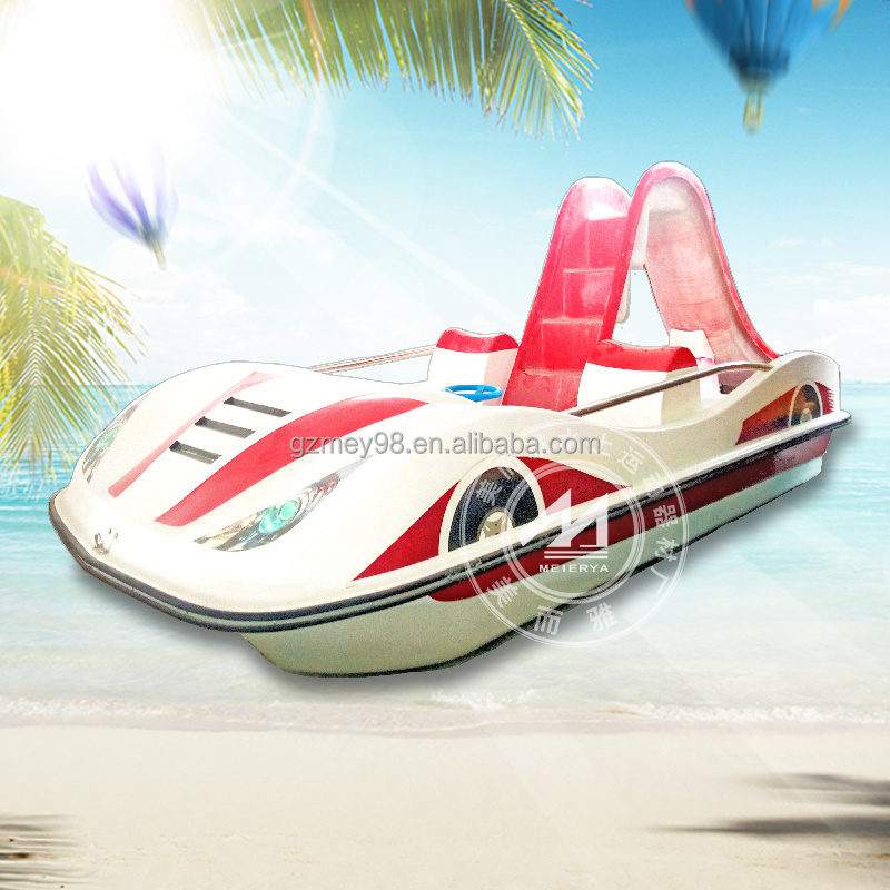 pedal boat with slide for adults and kids water park swimming pool slide summer water sports amusement pedal boat