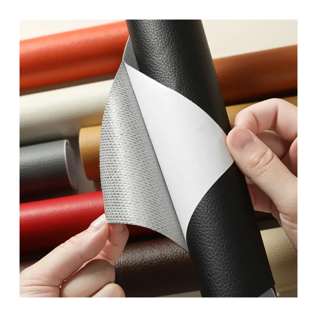 Custom Leather for Sofa Leather Stationary Self Adhesive Repair Pu Leather  Gloves