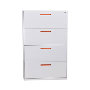 MIGE metal 4 drawer vertical locking lateral file cabinet for depot office